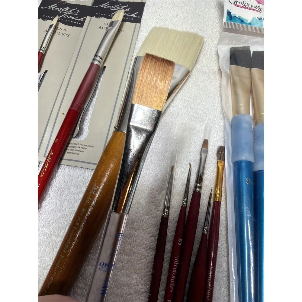 artist paint brushes lot